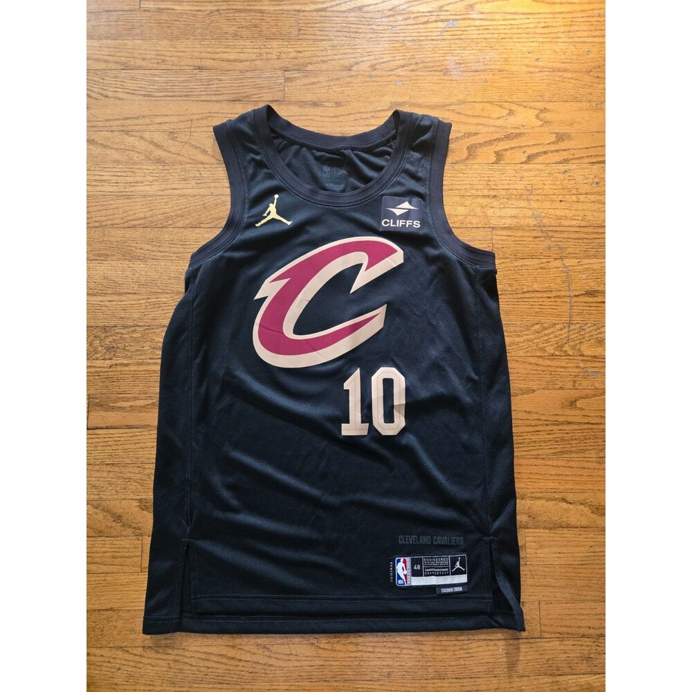 Cleveland Cavaliers Darius Garland Black Statement Authentic Jersey